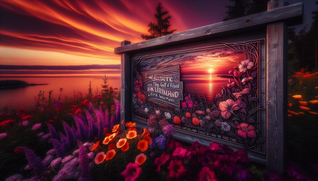 Закат на Финском заливе: локации и время — цветочная палитра для образа