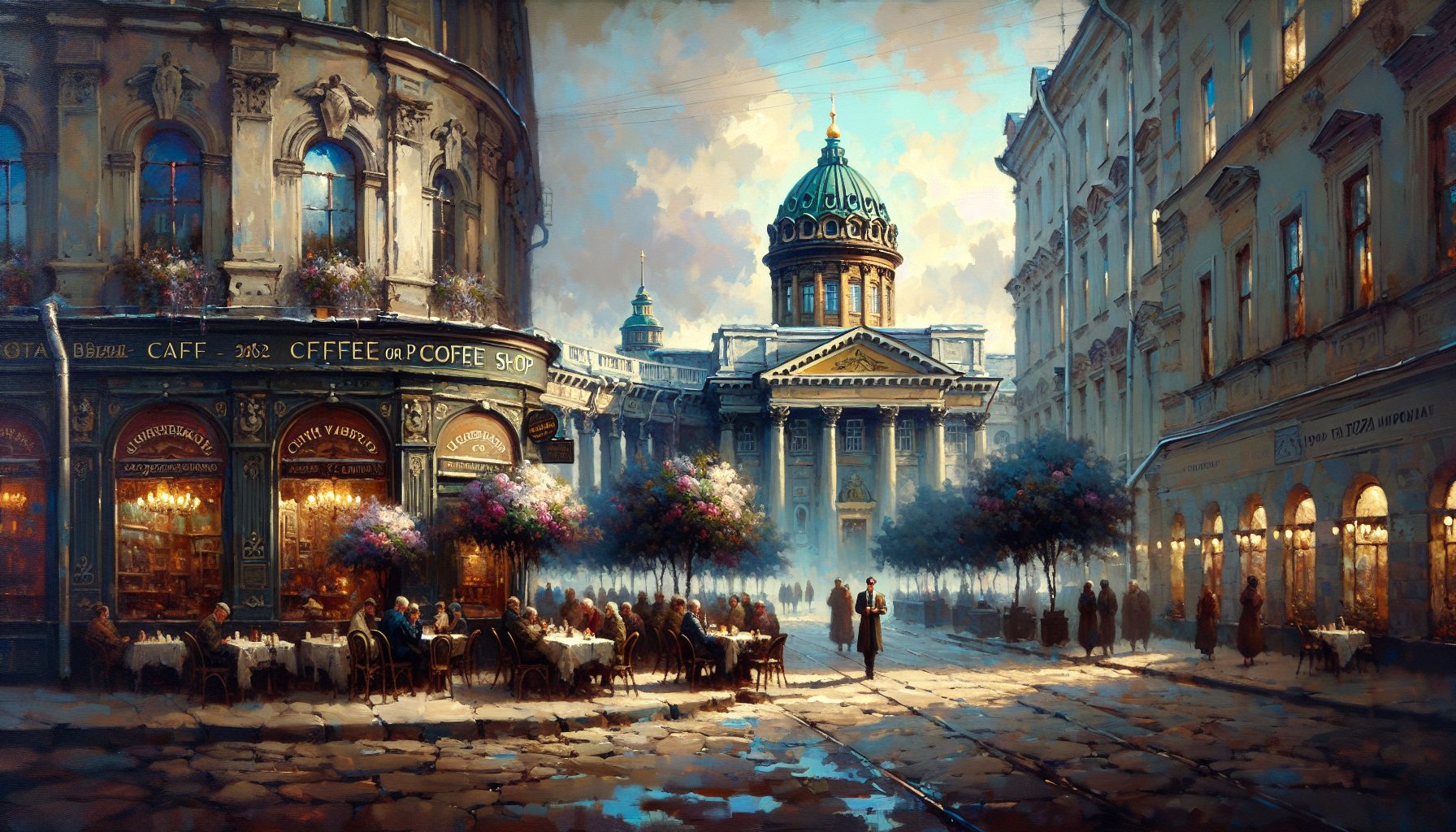 Атмосфера Петербурга как соавтор романтических деталей