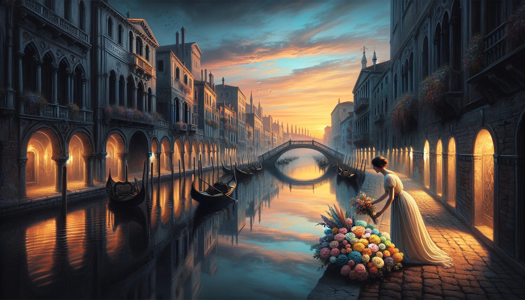 Как свет превращает каналы в декорации