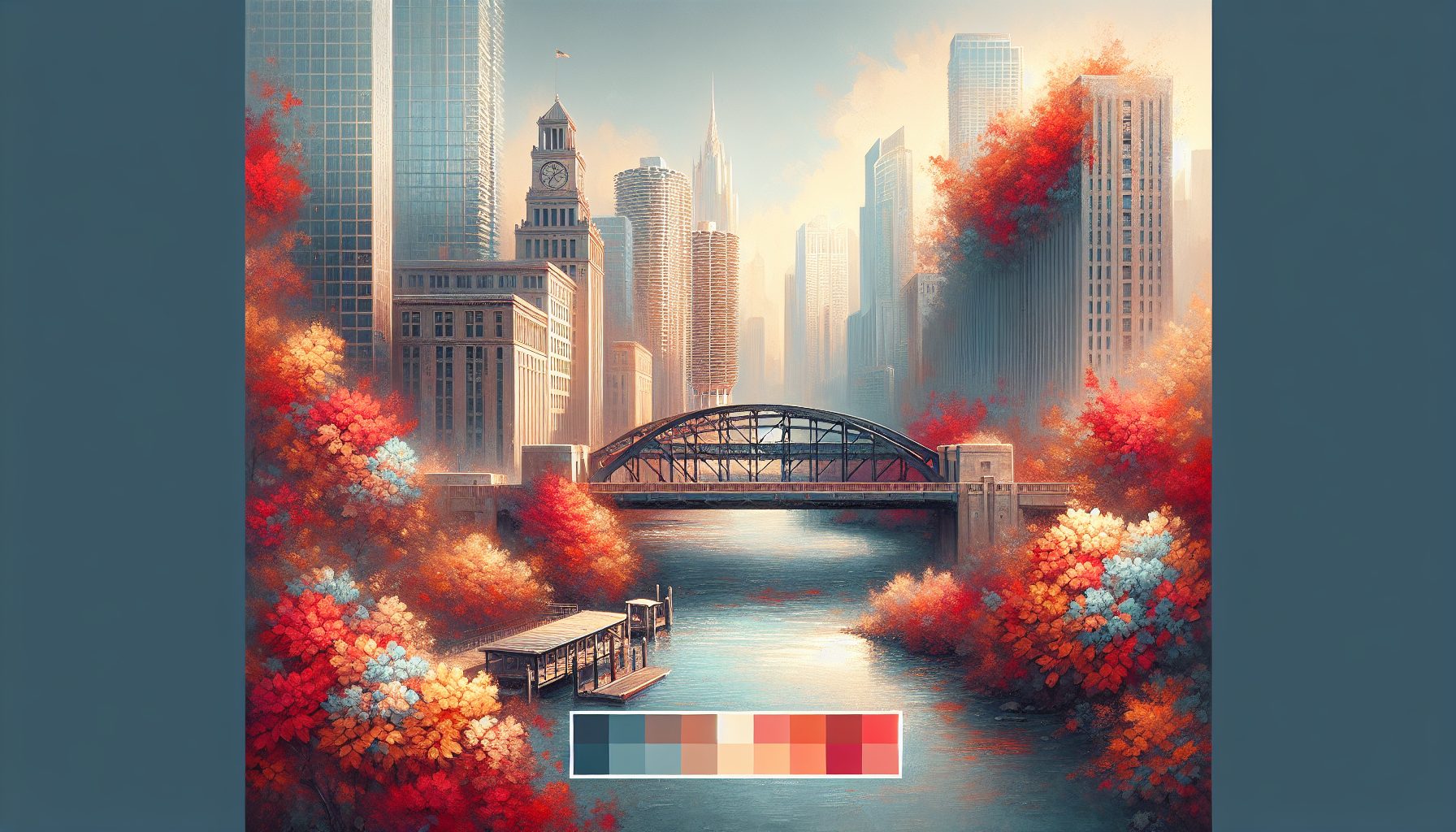 Как подобрать оттенки под атмосферу города