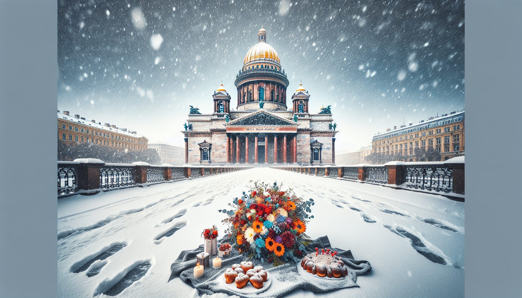 Первое знакомство с зимними маршрутами у Исаакиевского