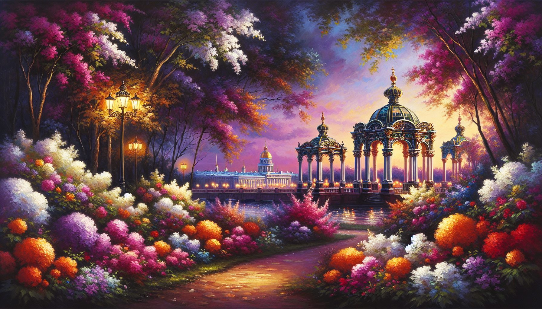 Композиция и кадрирование в цветочных павильонах