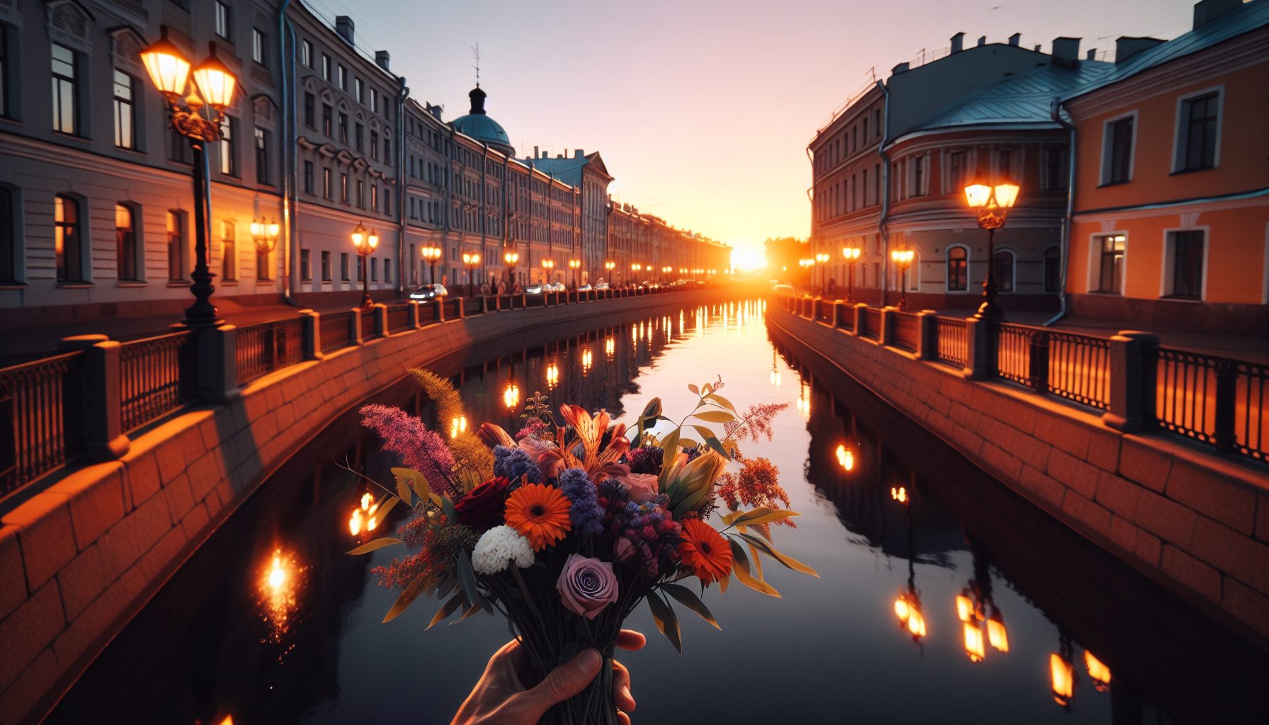 Петроградка после заката: магия фонарей и теней