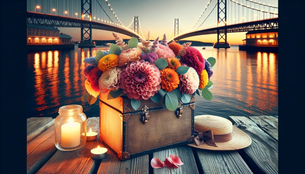Развод мостов: где смотреть в тёплый вечер — букеты в шляпной коробке