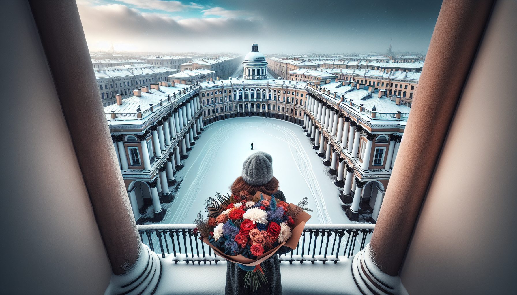 Марсово поле и необычная перспектива