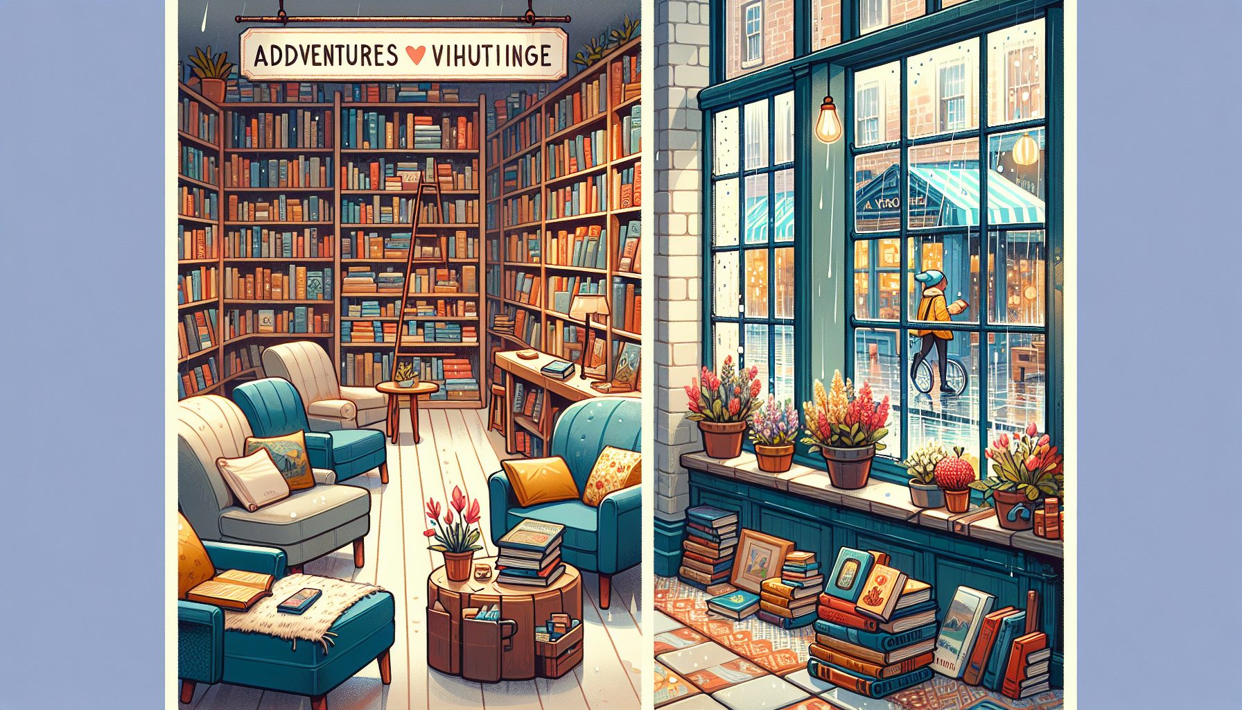 Книжные магазины для тех, кто любит приключения без выхода на улицу