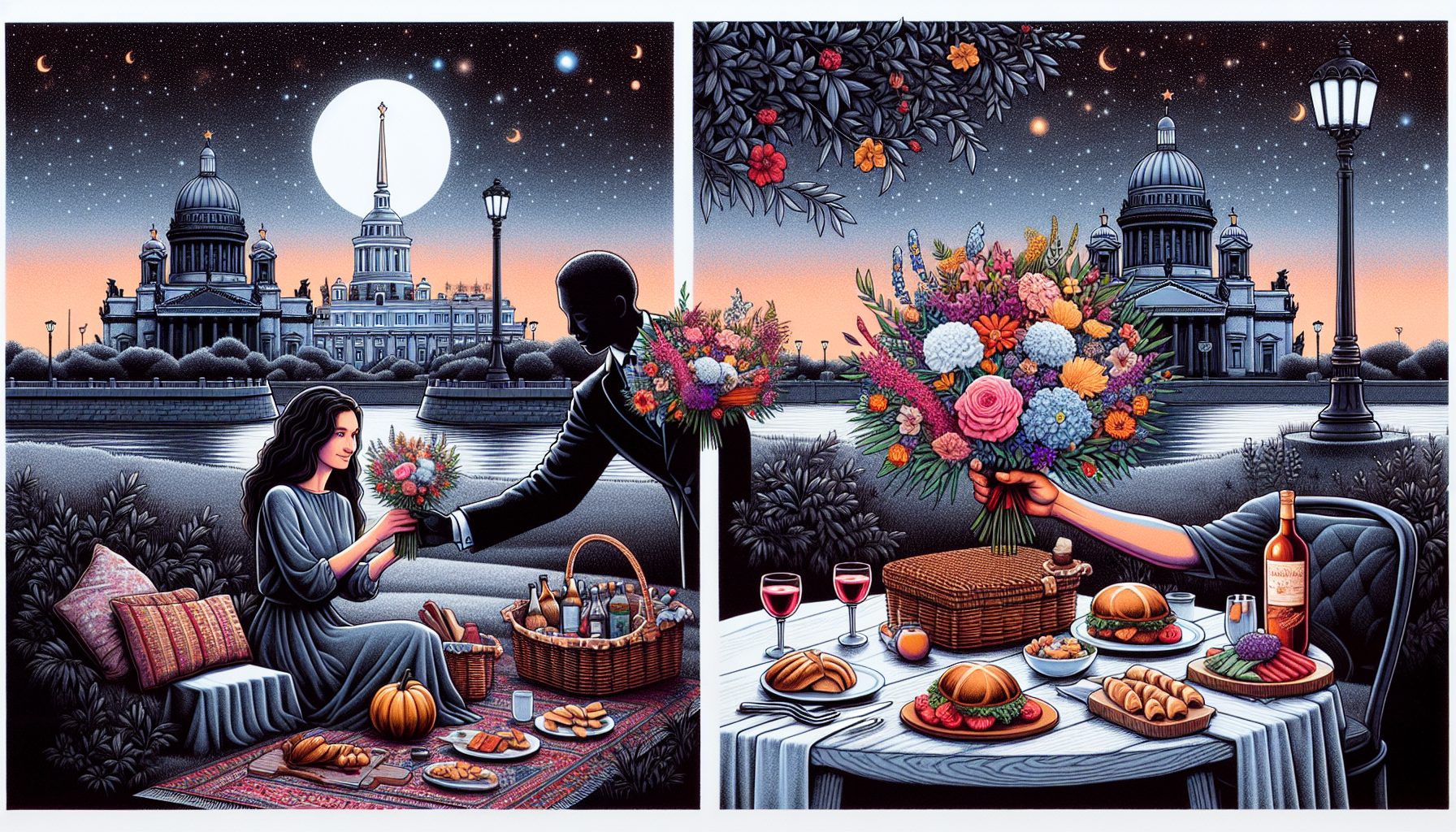 Как вручить букет красиво — неформальные идеи