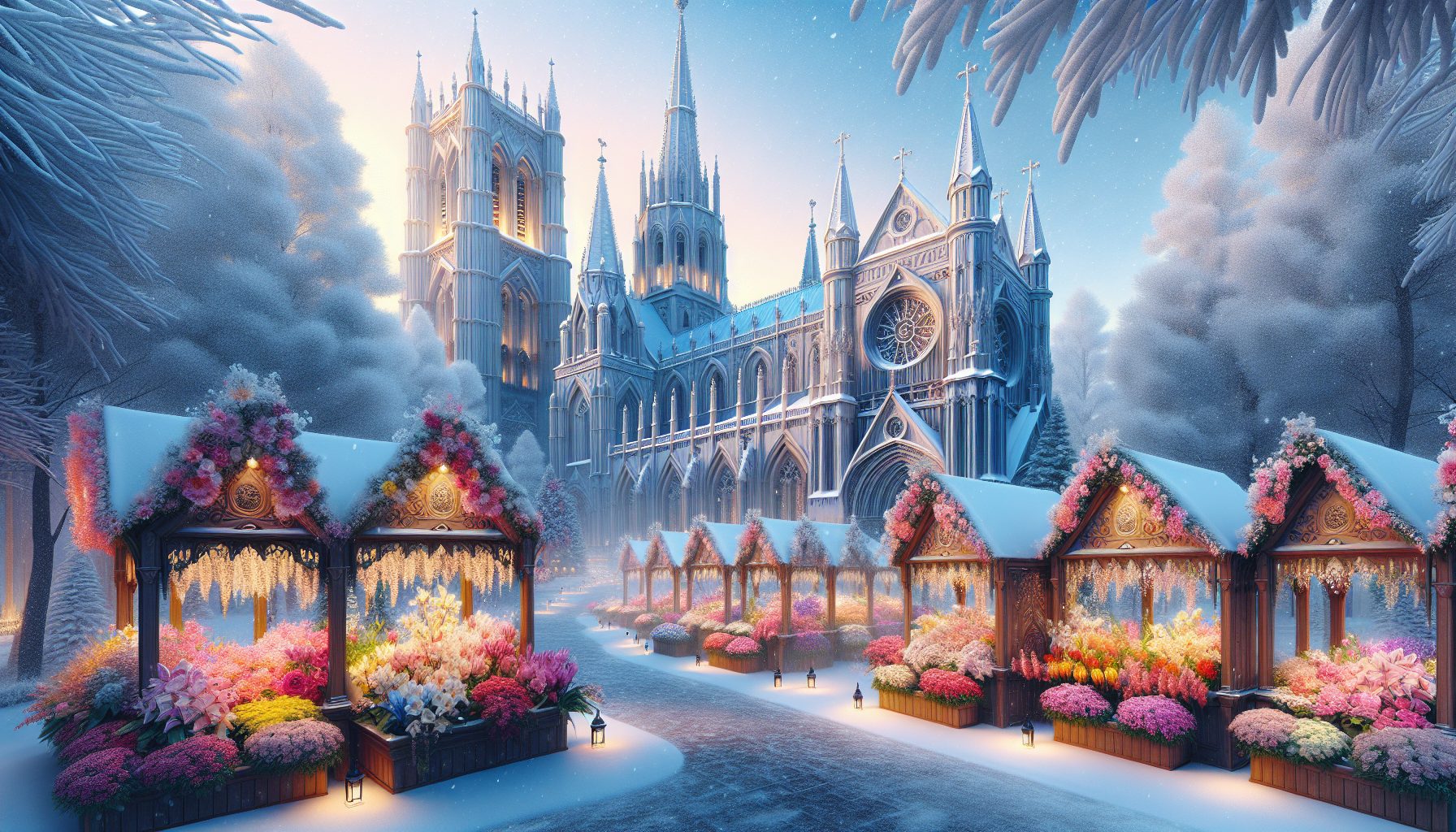 Зимние тайны у собора: где начинается волшебство