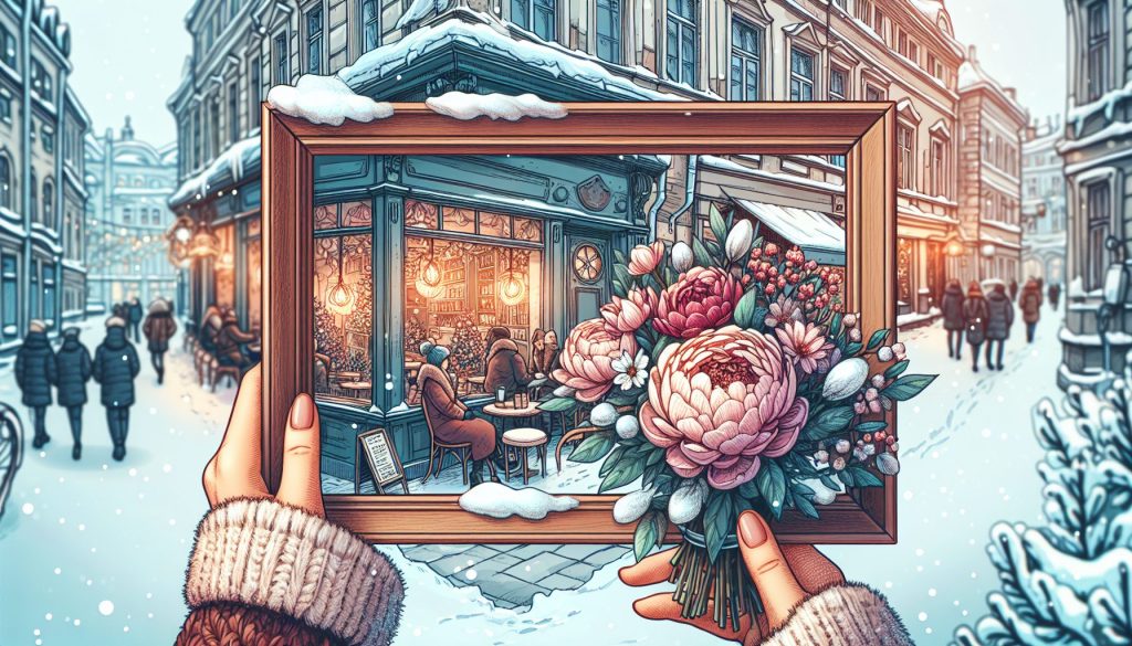 Лучшие места для предложения зимой: уютные кофейни на Петроградской стороне — букет-комплимент перед встречей