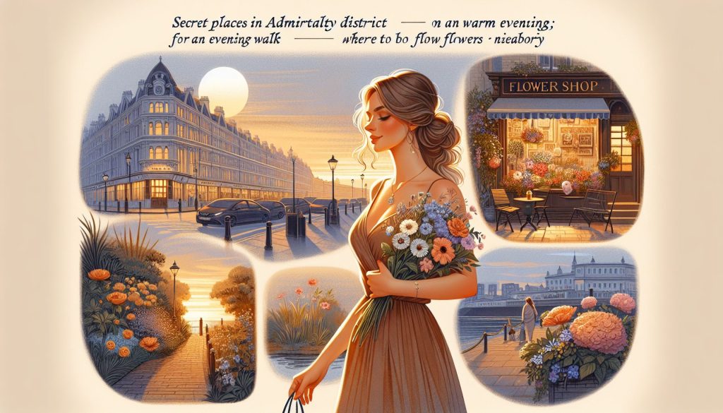 Секретные места в Адмиралтейском районе в тёплый вечер: для вечерней прогулки — где купить цветы поблизости