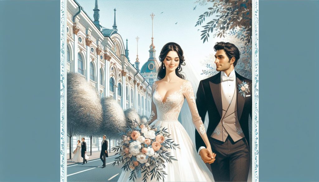 Свадебная прогулка на Каменноостровском проспекте: сады и парки — какой букет взять с собой