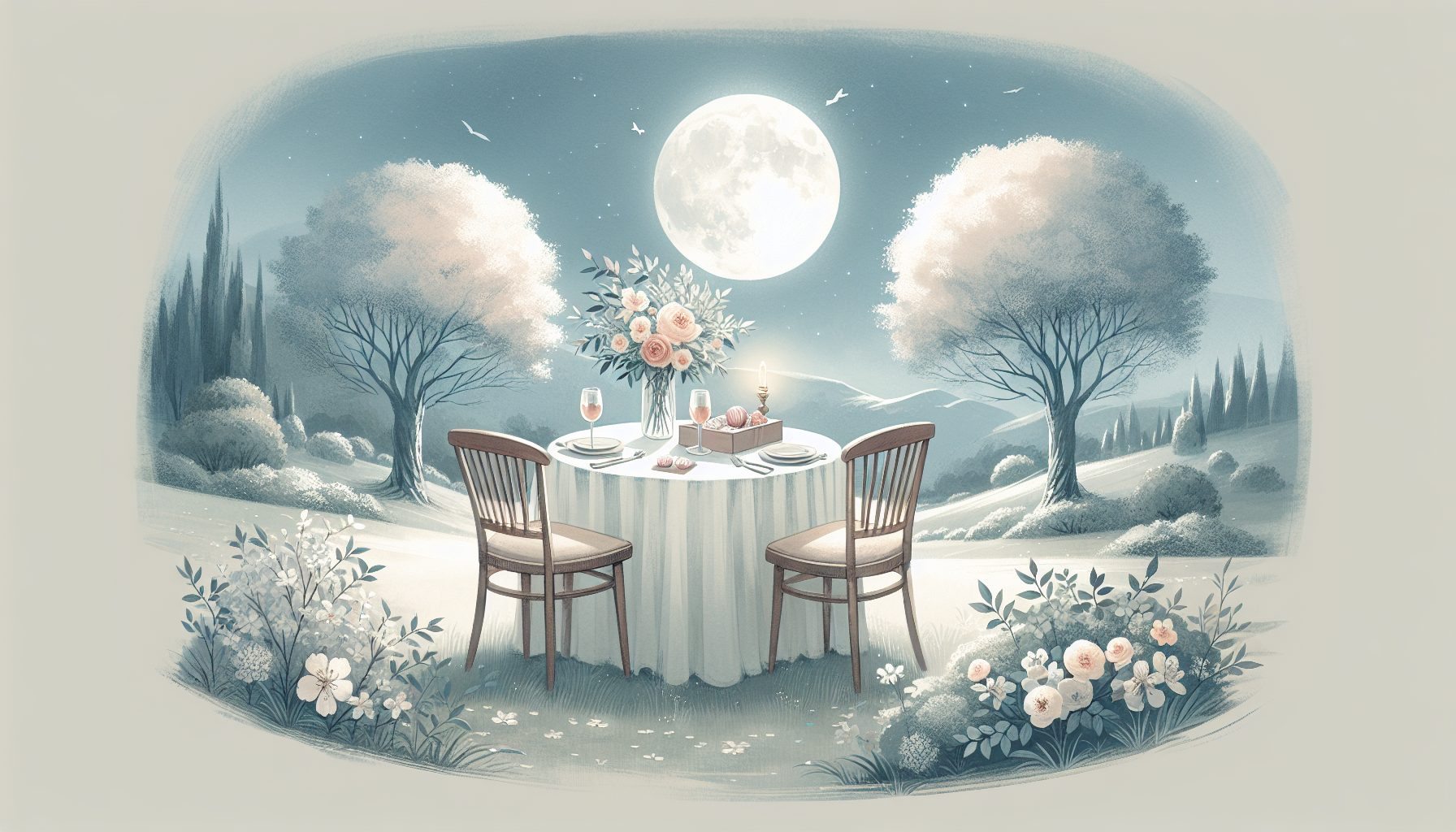 Место для романтического ужина