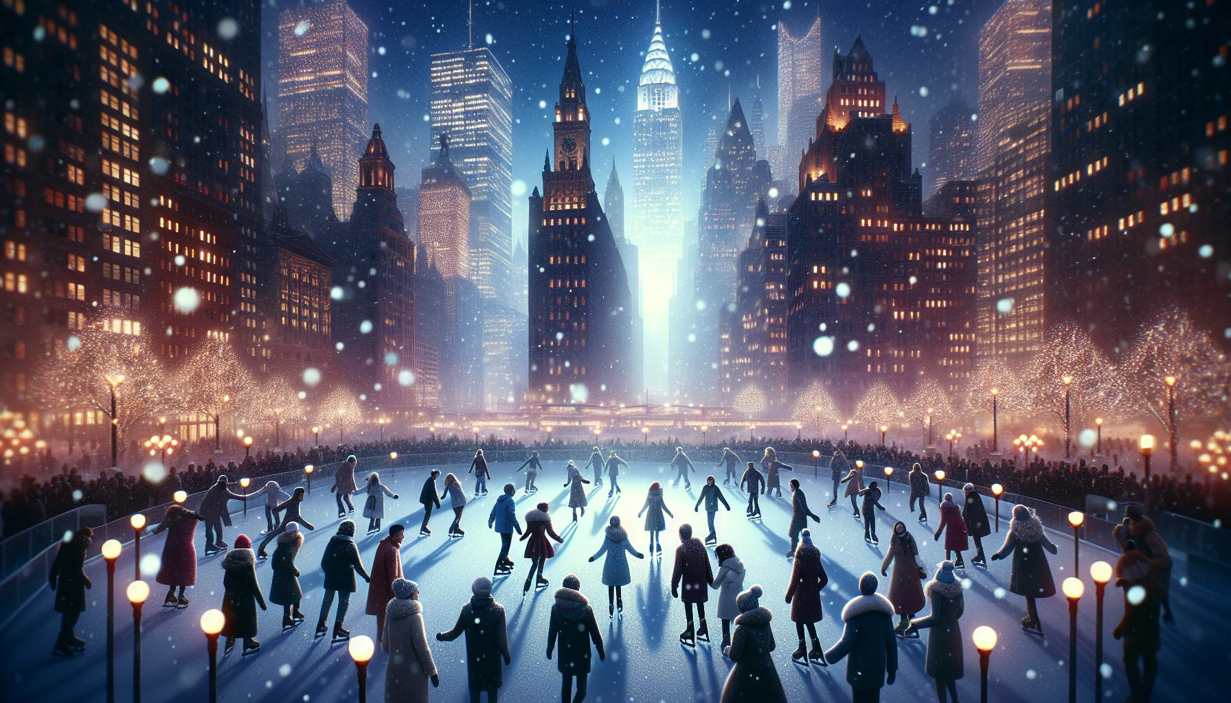 Зимние огни города и немного волшебства