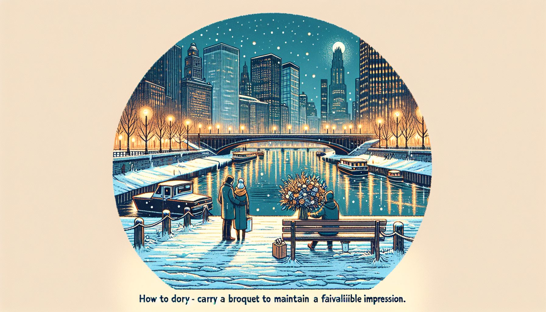 Как носить букет, чтобы не испортить впечатление