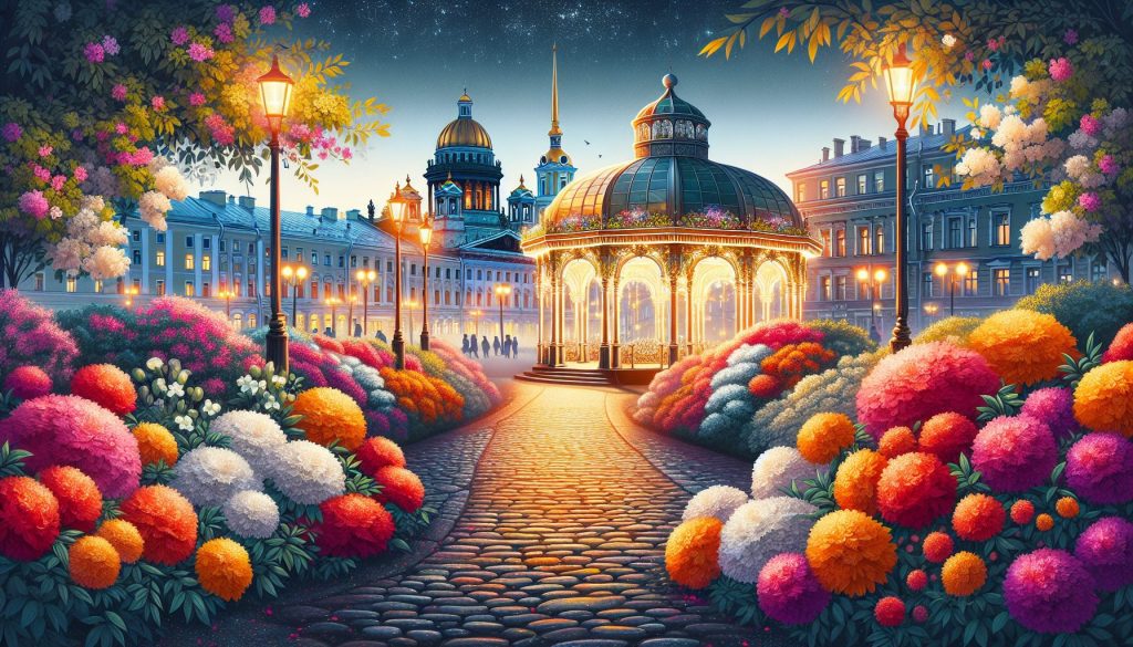 Белые ночи в Петербурге: для вечерней прогулки — лучшие цветочные павильоны рядом