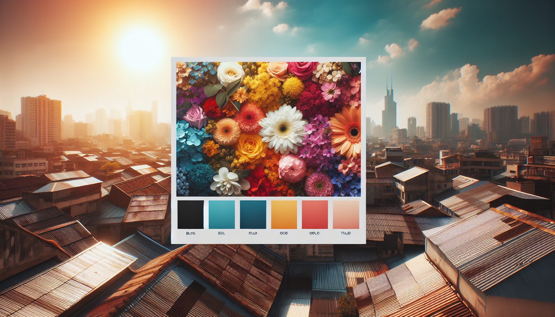 Цветовая палитра для фотографий на высоте