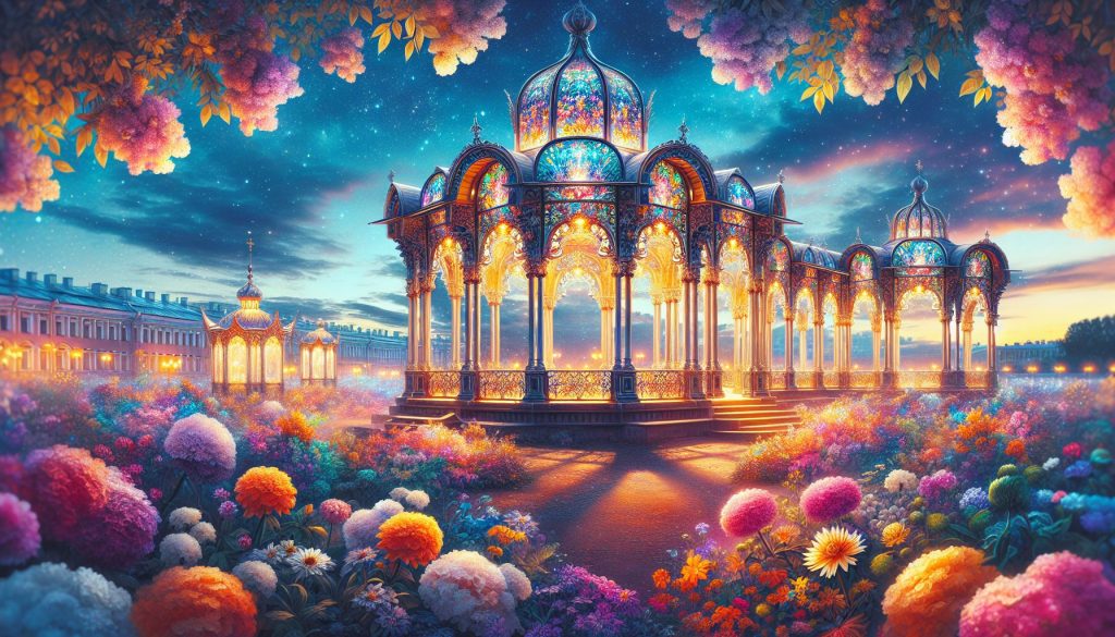 Белые ночи в Петербурге: для фотосессии — лучшие цветочные павильоны рядом