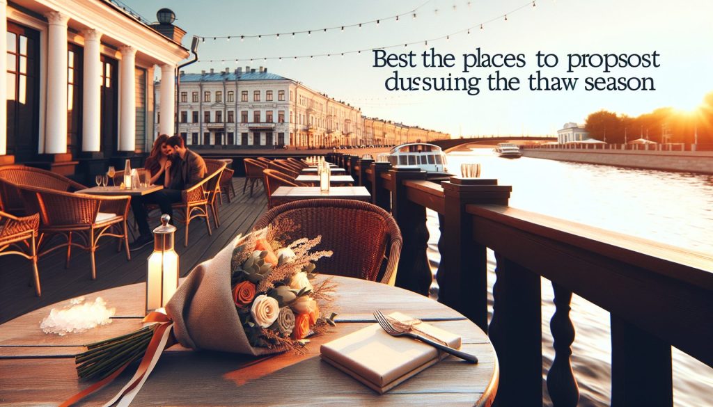 Лучшие места для предложения в оттепель: летние веранды на наб. Фонтанки — букет-комплимент перед встречей