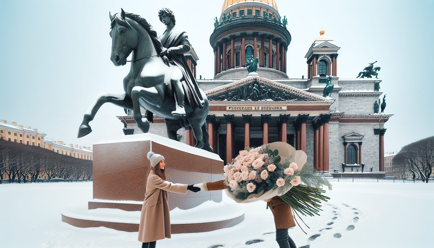 Фотокадр: стоит ли снимать на фоне Медного всадника