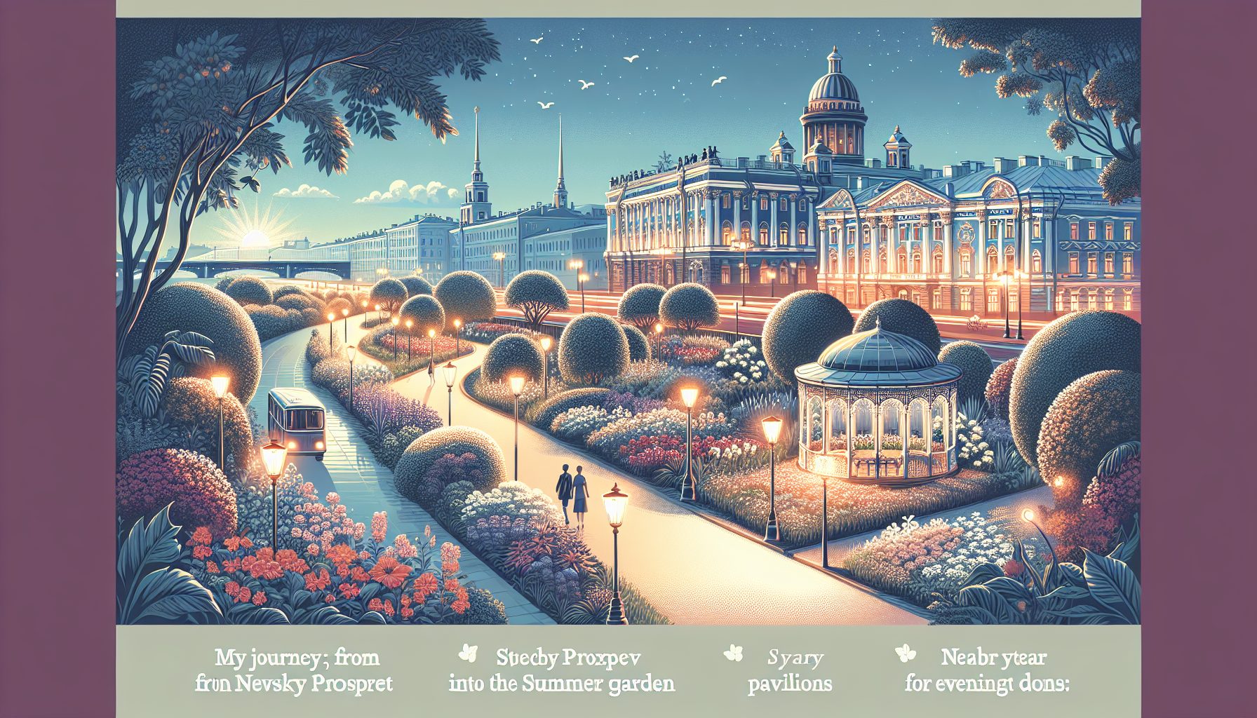 Мой маршрут: от Невского до Летнего сада