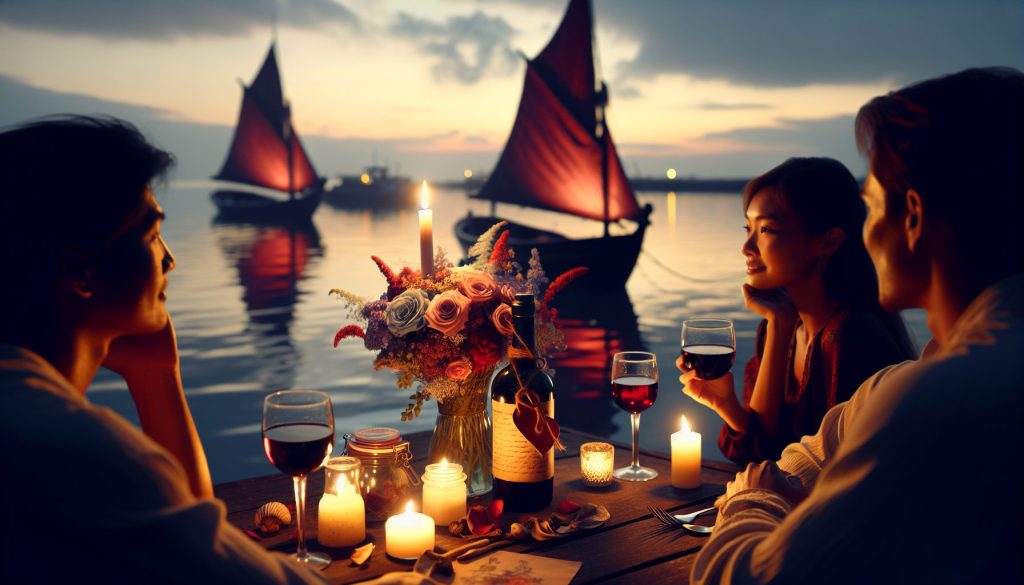 Алые паруса: как провести вечер вдвоём — какой букет взять с собой