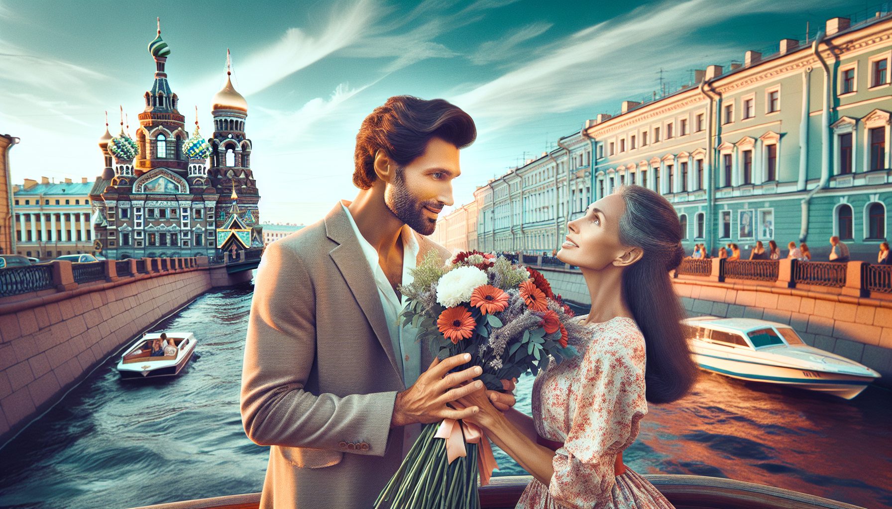 Как вручить букет красиво