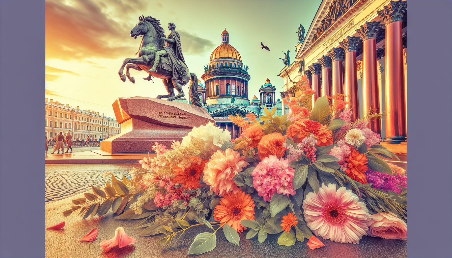 Петербург летом и его цветочные настроения