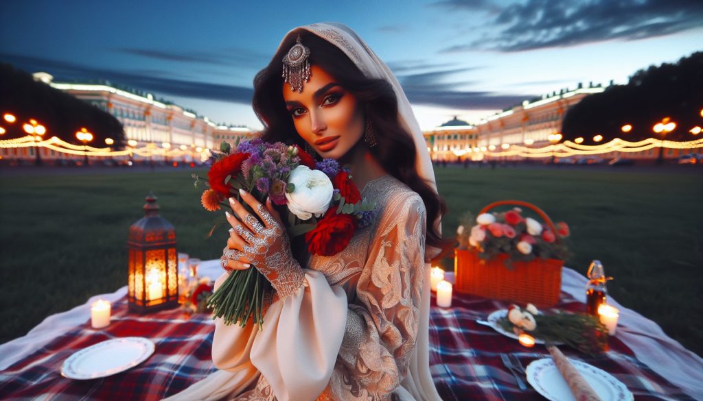 Белые ночи в Петербурге: для пикника — как вручить букет красиво