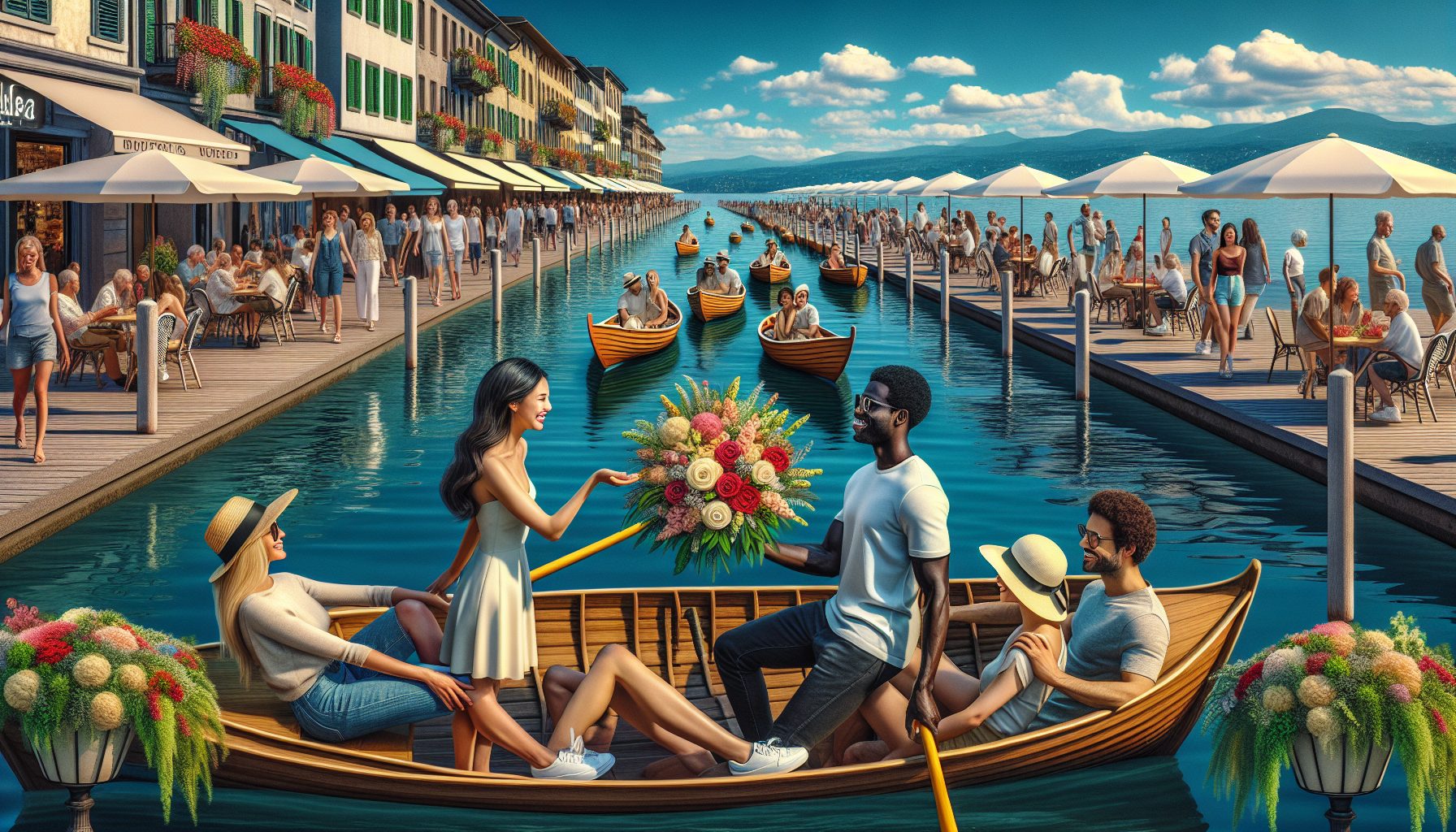 Почему набережные и лодки — идеальное место для момента