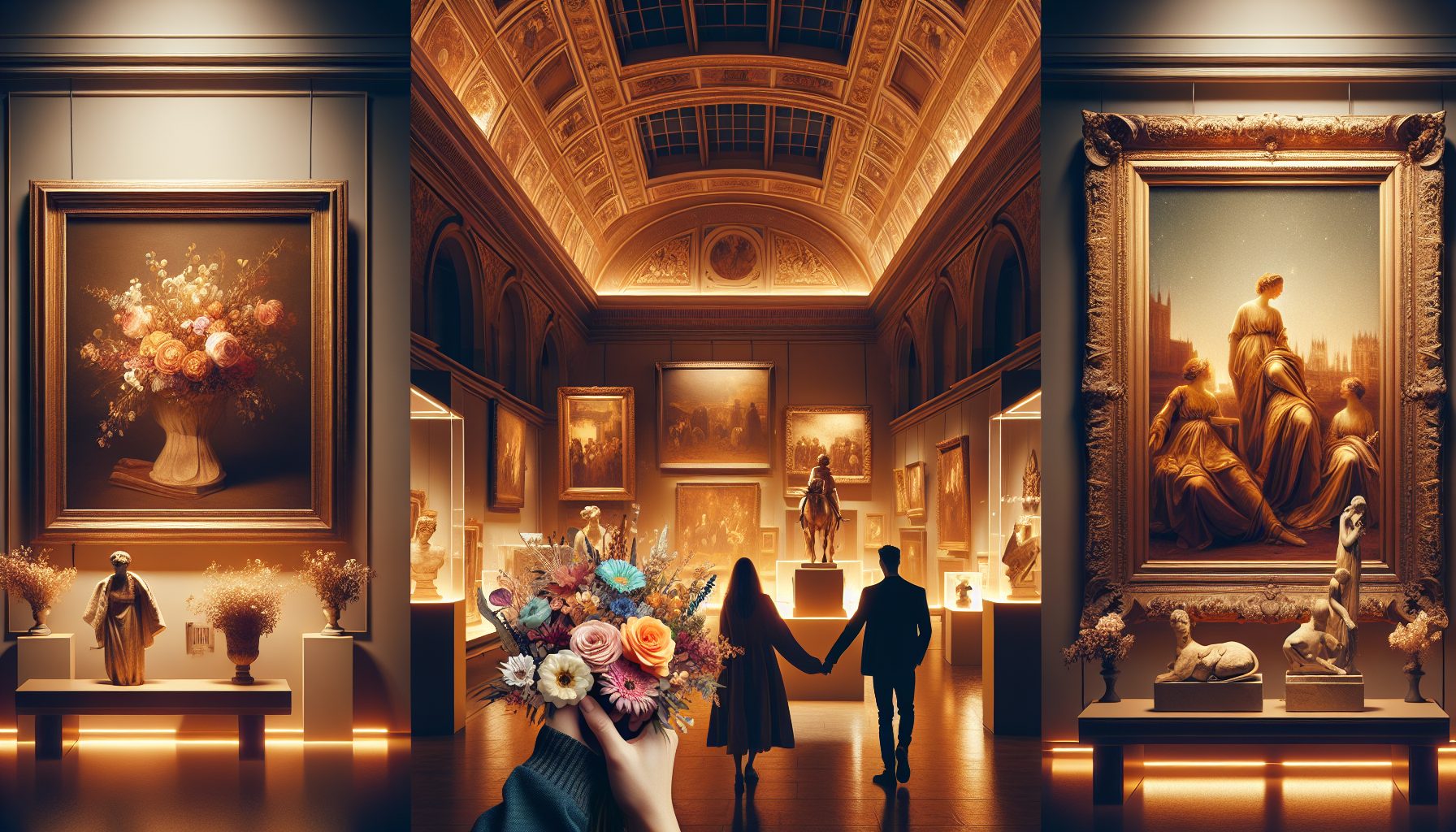 Как атмосфера музея влияет на выбор цветов