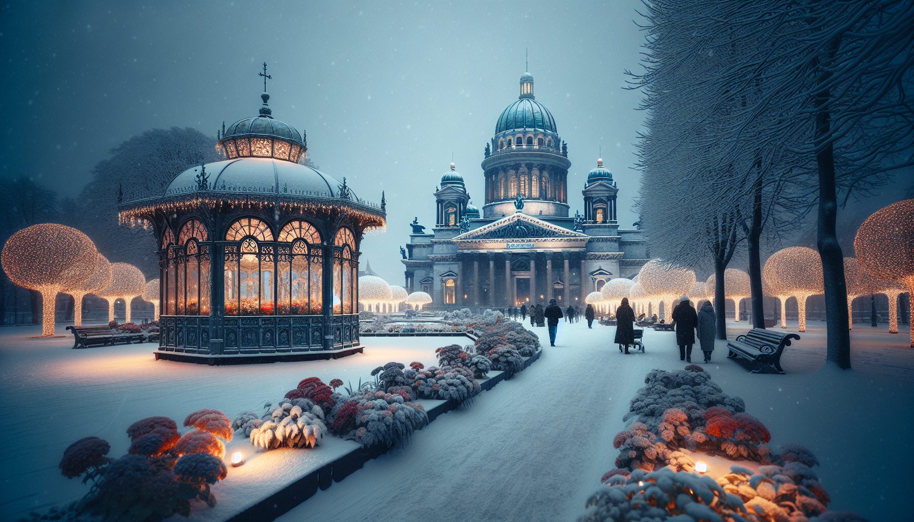 Мини-инструкция: как организовать прогулку у собора зимой