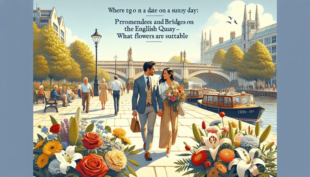Куда сходить на свидание в солнечный день: набережные и мосты на Английской набережной — какие цветы уместны