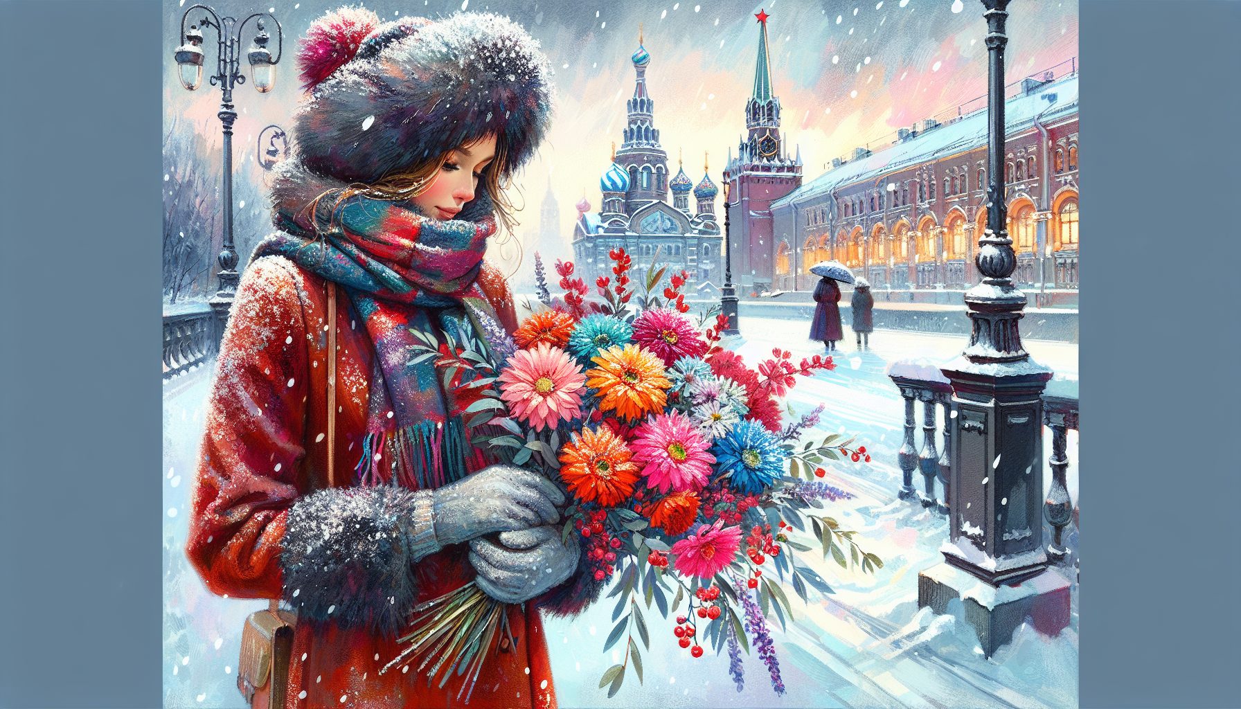 Букет как аксессуар: почему цветы зимой особенно выразительны