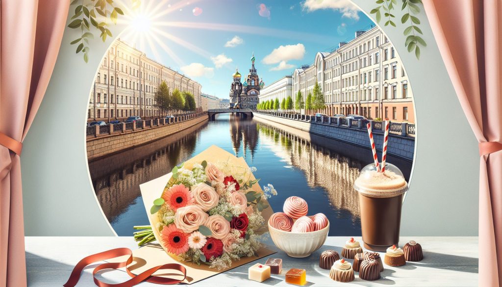 Лучшие места для предложения в солнечный день: каналы и реки на Петроградке — букет + сладости: где взять набор