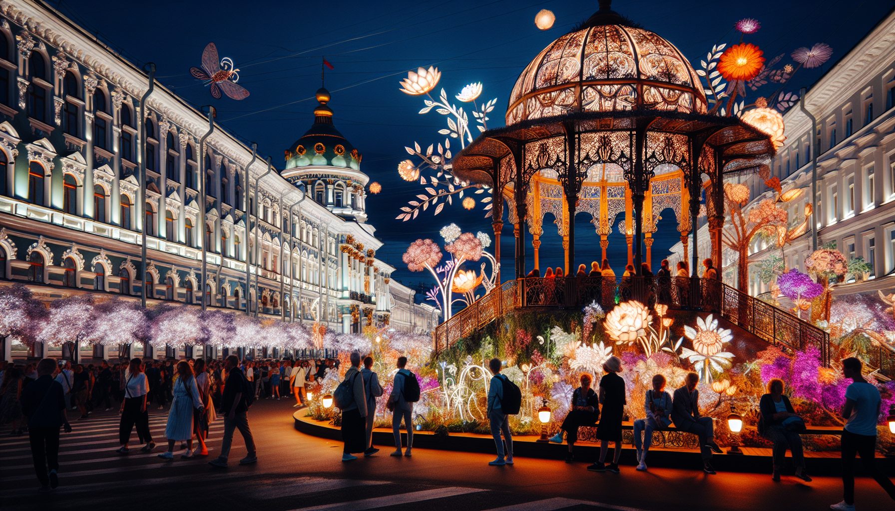 Атмосфера белых ночей и свет, который делает чудеса