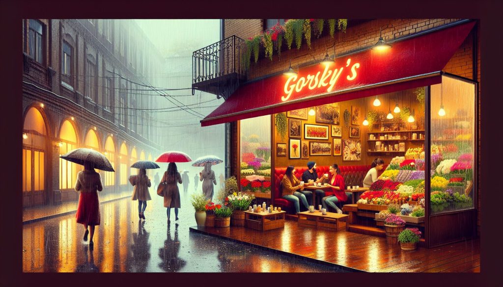 Куда пойти в дождь: уютные места на Горьковской — где купить цветы поблизости