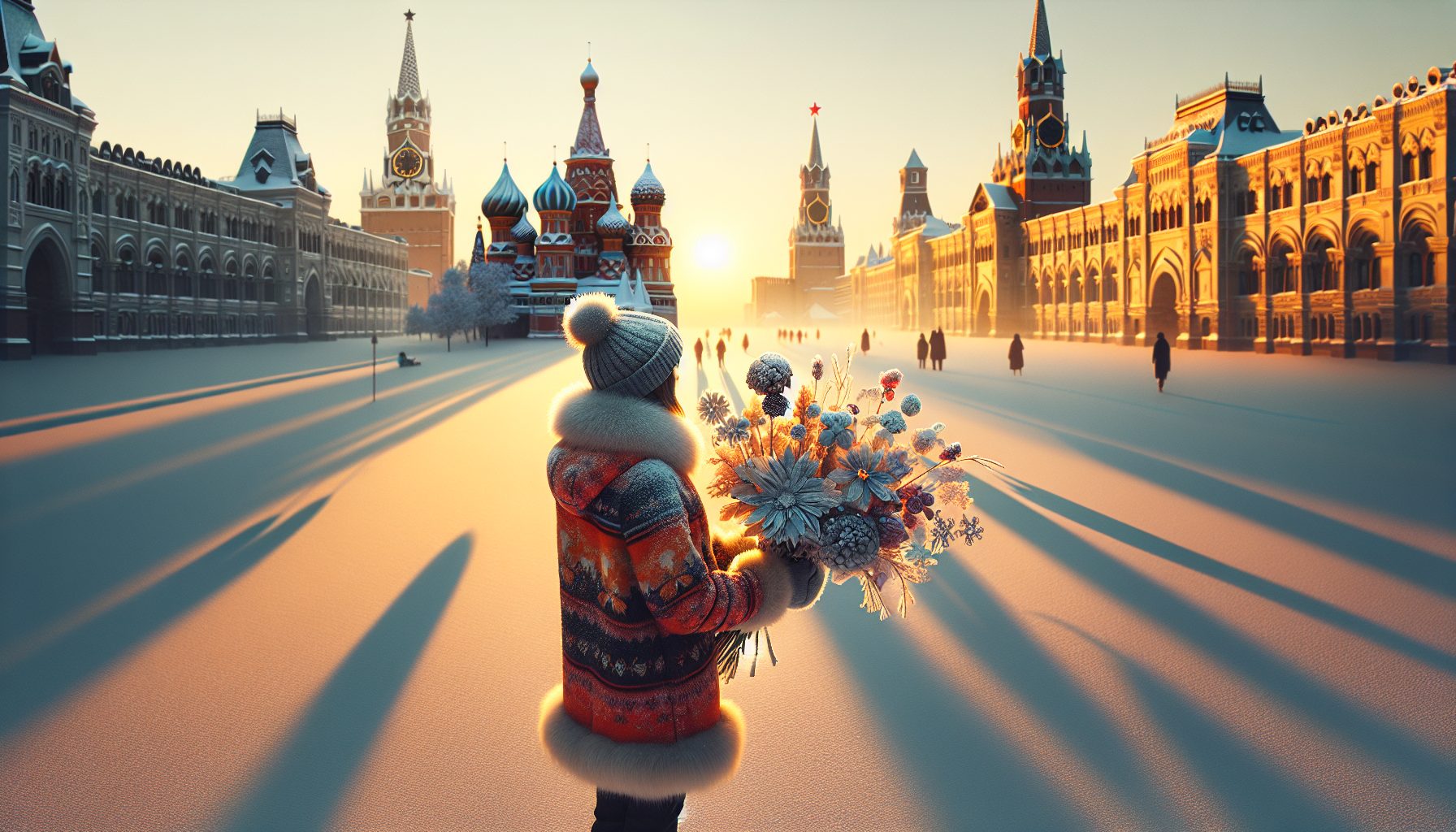 Как выбрать букет для зимней прогулки