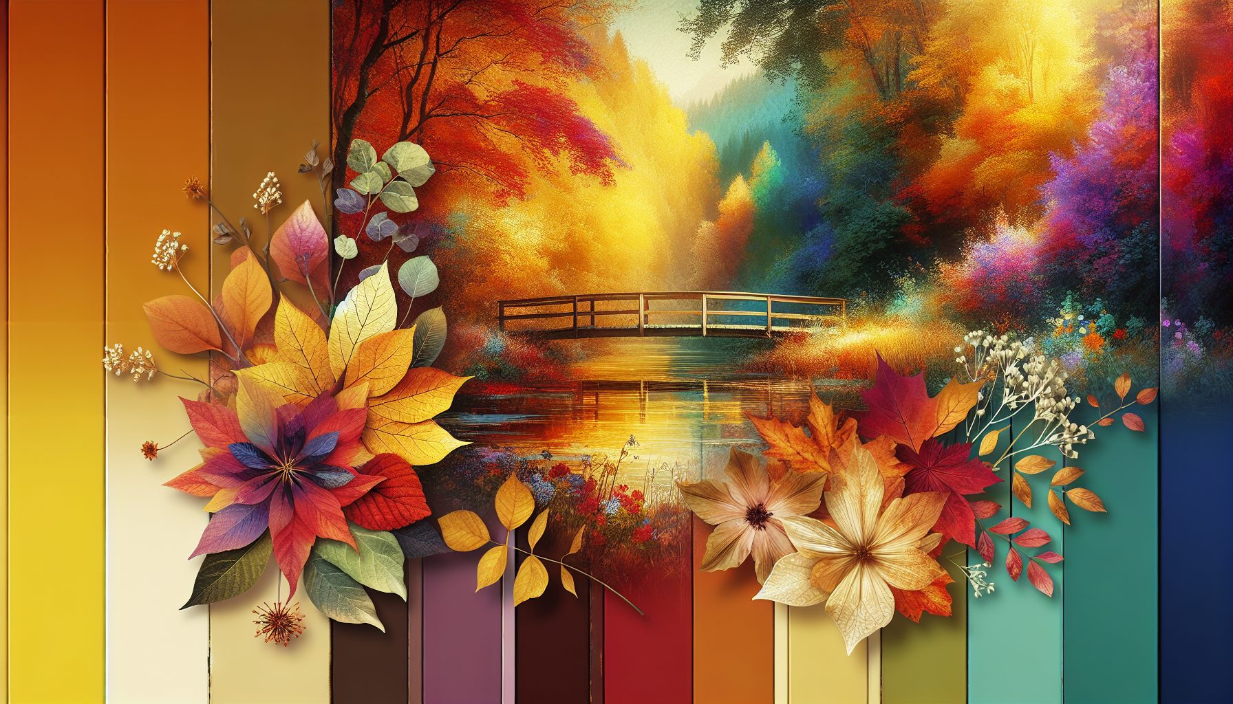 Цветочная палитра для образа