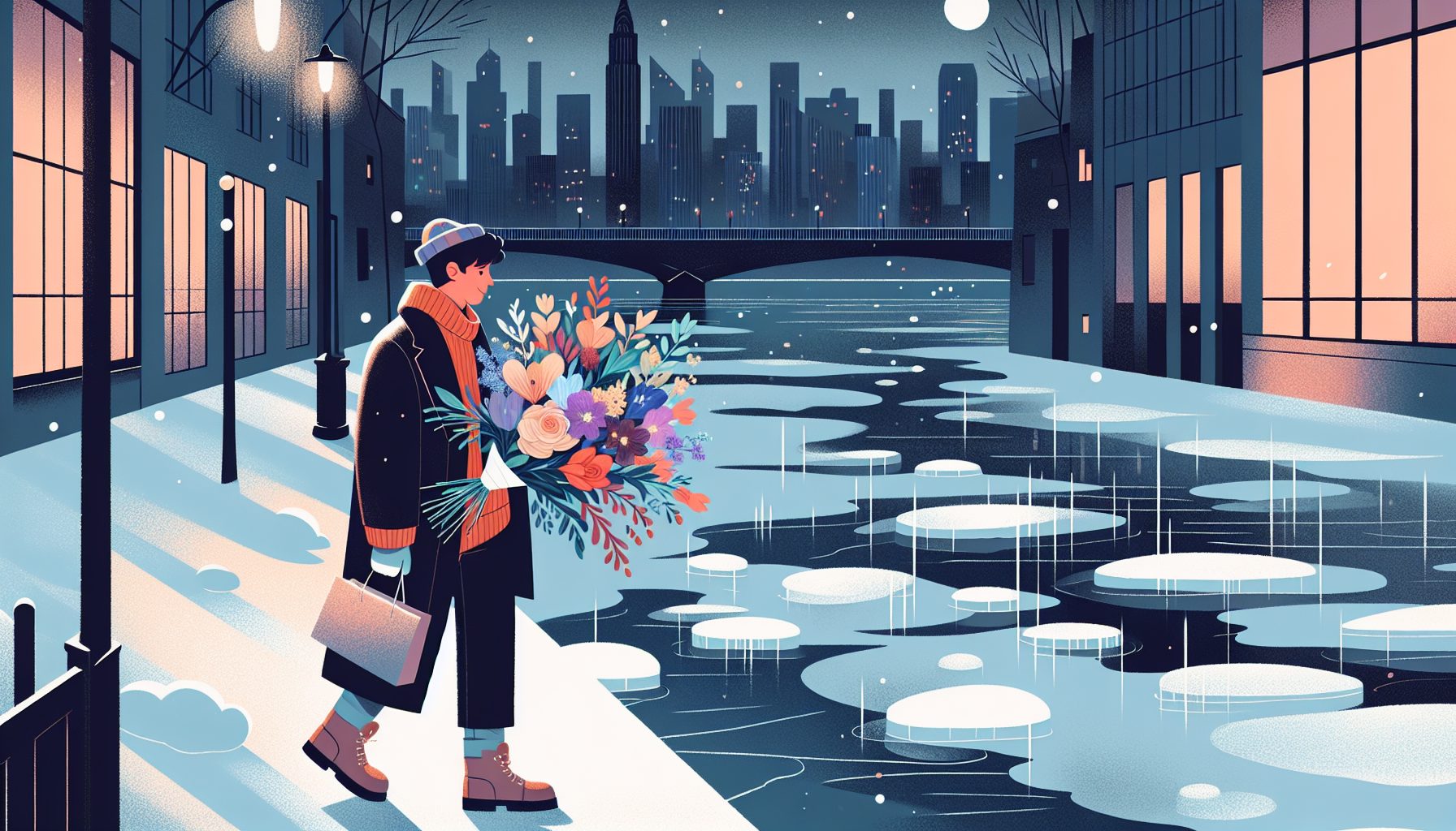 Как выбрать букет под настроение ночной экскурсии