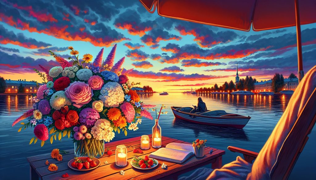 Куда сходить на свидание в тёплый вечер: острова дельты Невы на Крестовском острове — какие цветы уместны