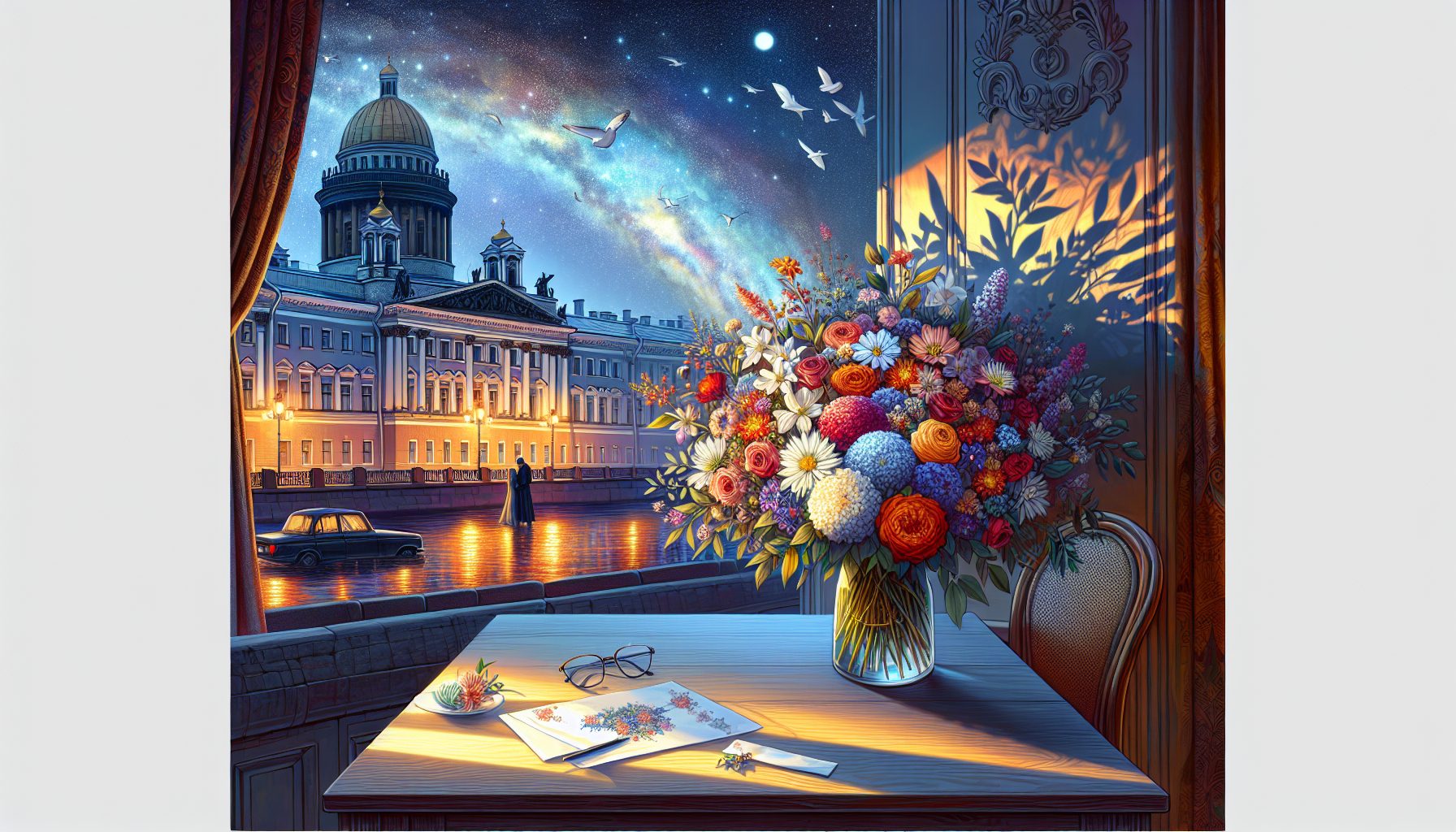 Белые ночи как театр света и теней