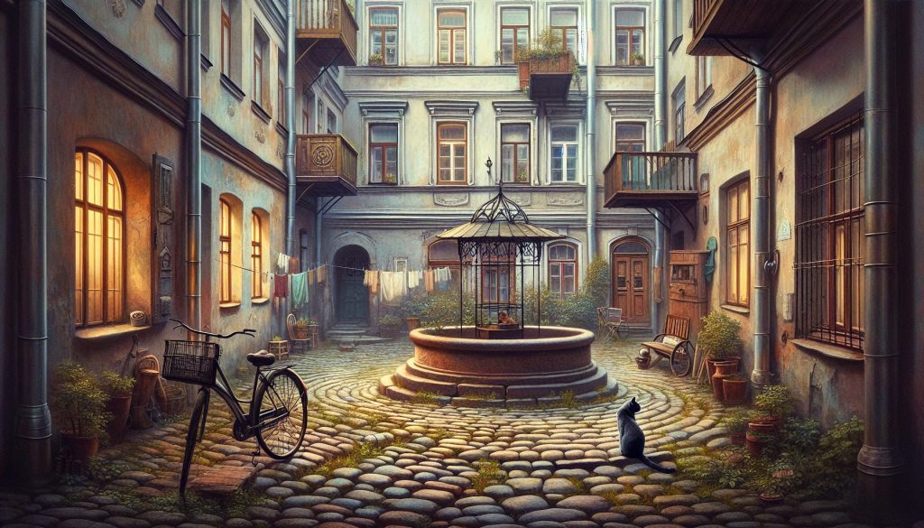 Тихие дворы-колодцы, где Петербург звучит шёпотом