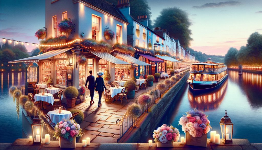 Романтические рестораны на Английской набережной: для прогулки на теплоходе — букеты в шляпной коробке
