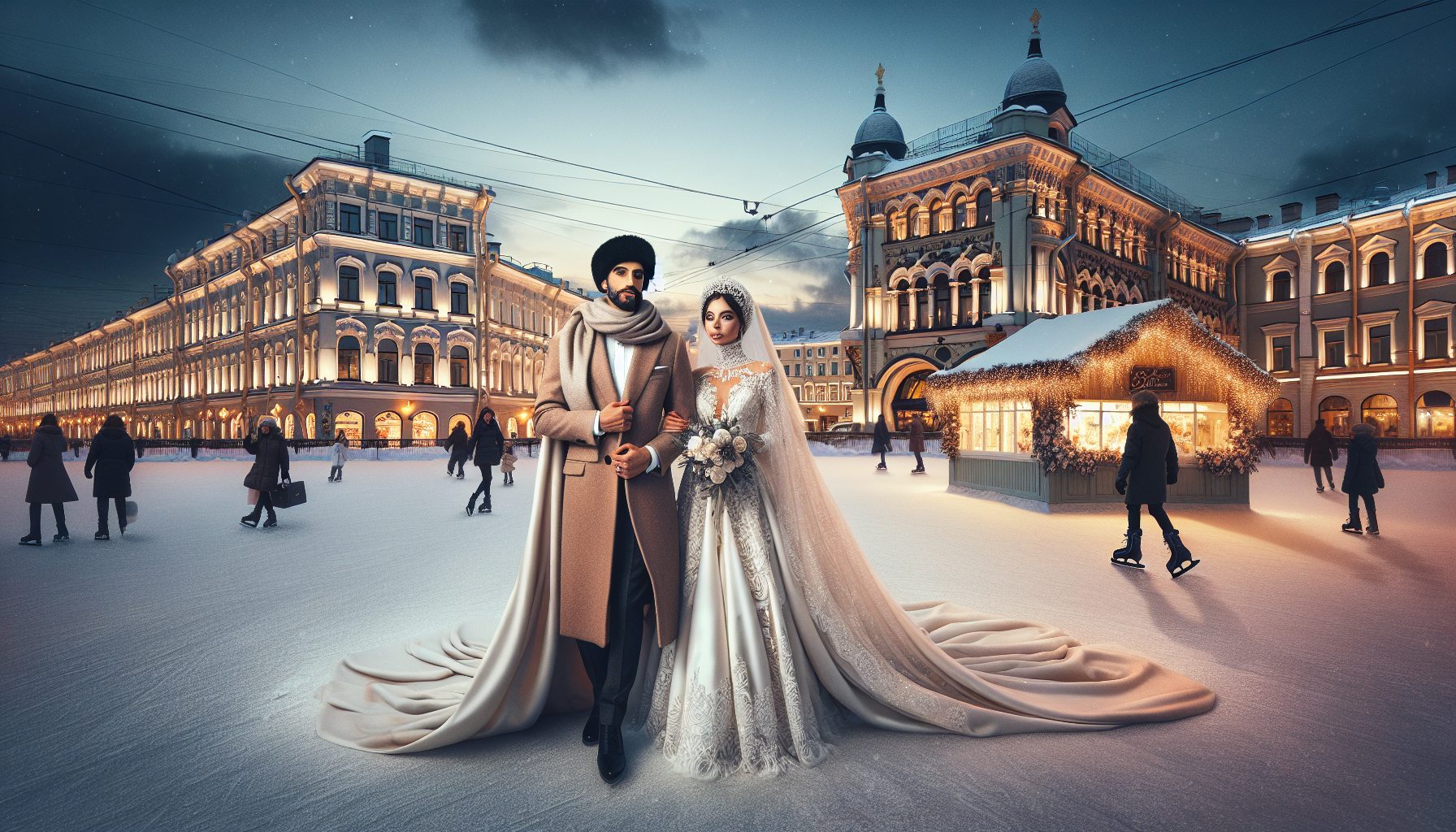 Свадебные прогулки в Петербурге зимой: в чем особенность