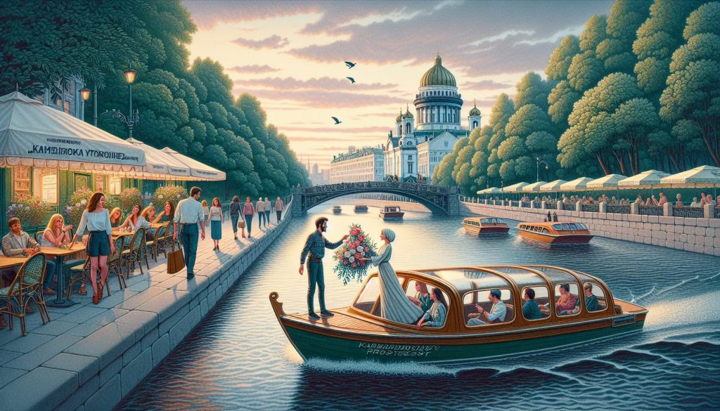 Пешеходные маршруты на Каменноостровском проспекте летом: для прогулки на теплоходе — как вручить букет красиво