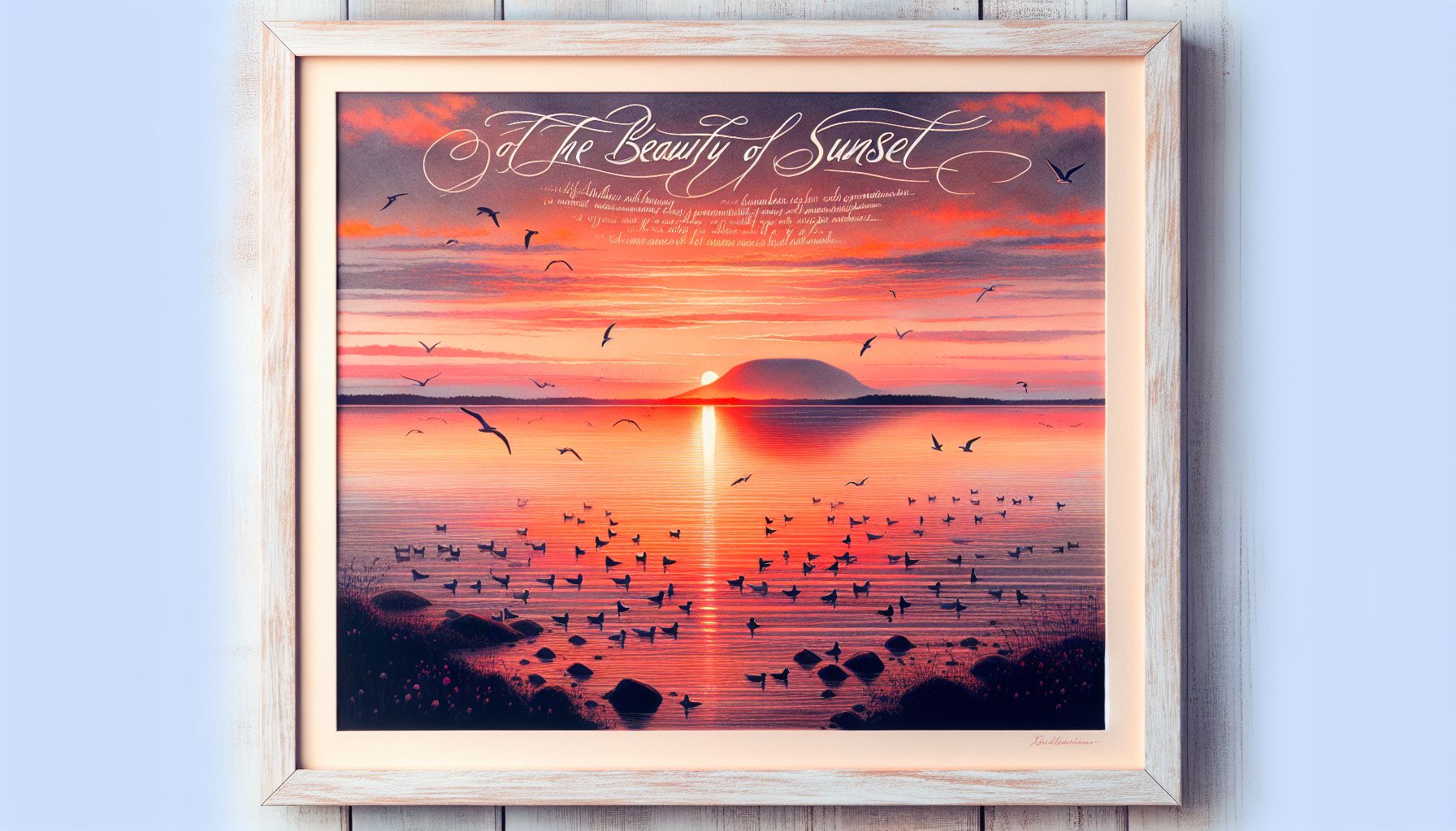 Фразы для открытки о закате на Финском заливе