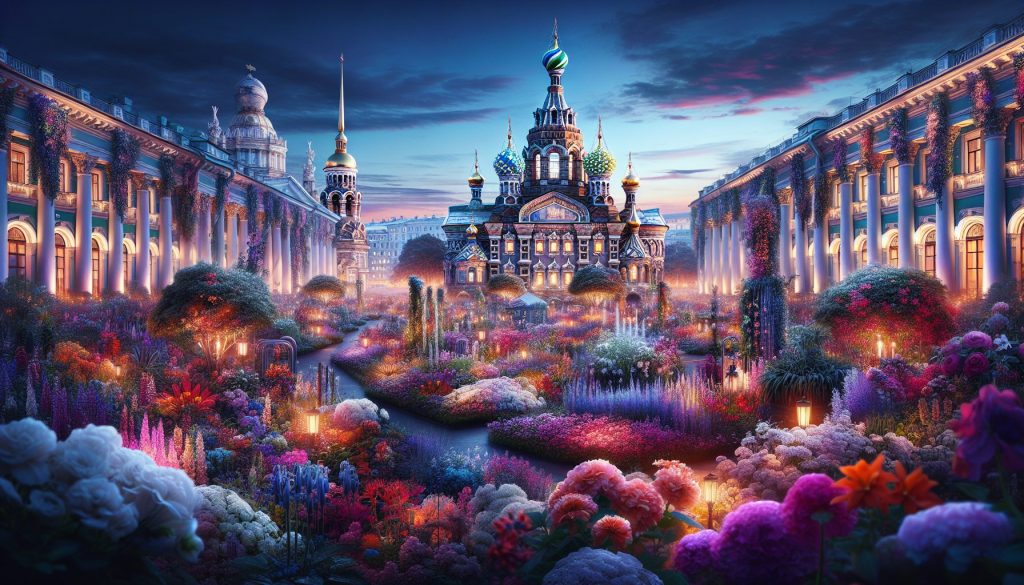 Белые ночи в Петербурге: для свидания — лучшие цветочные павильоны рядом