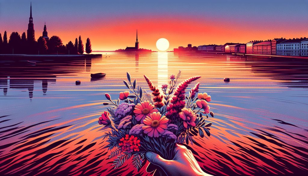 Закат на Финском заливе: локации и время — какой букет взять с собой