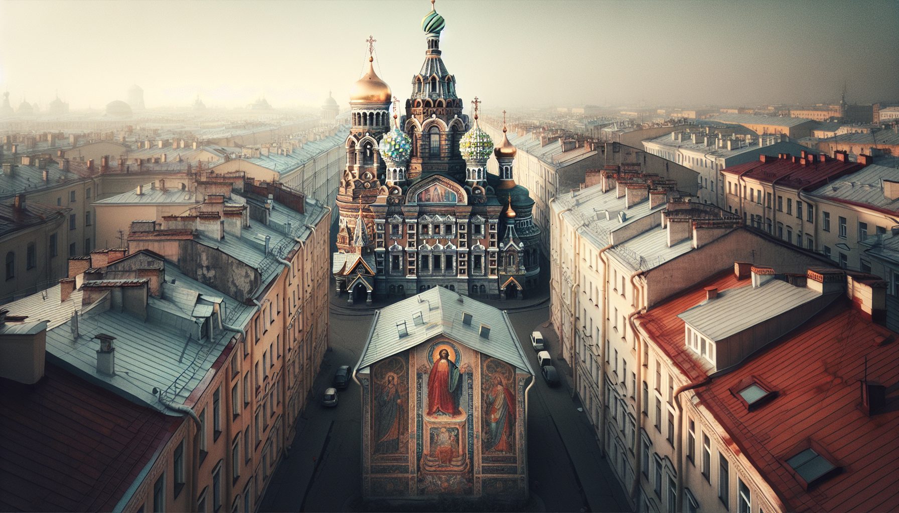 Спас на Крови и дворики сзади — без туристов!