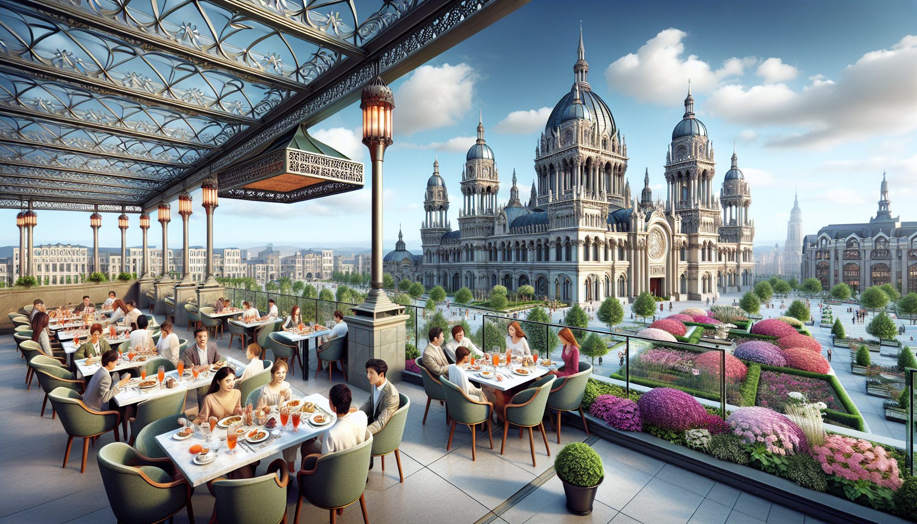 Рестораны с видом на собор — не только для туристов